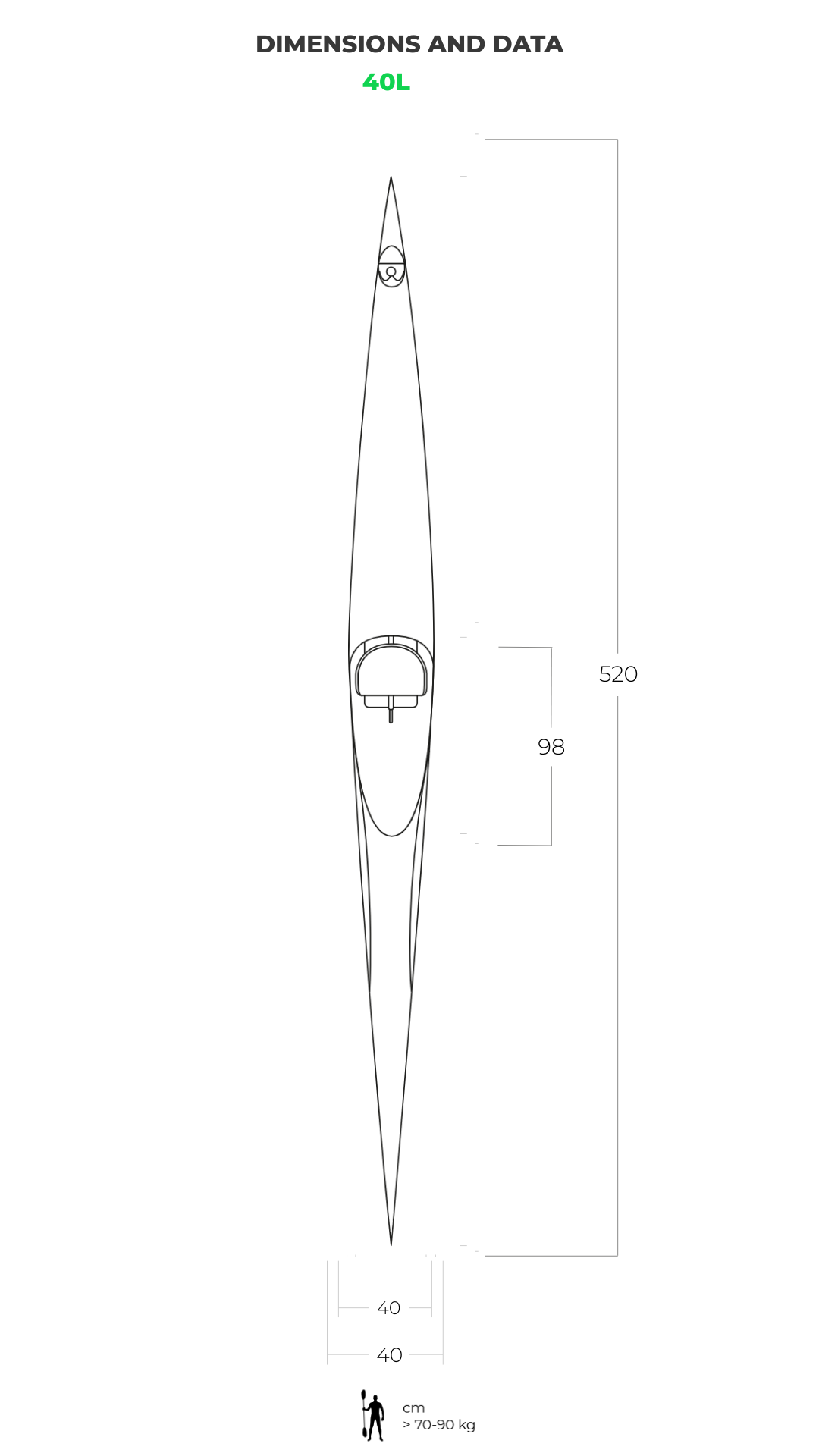 K1 40 L Dimensions Portrait